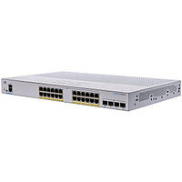 CISCO CBS250 Smart 24-port GE, Partial PoE, 4× 1 G SFP (CBS250-24PP-4G-EU)