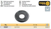 Ролик диск відрізний для плиткорізу 22x10,5x2 мм VOREL-03221