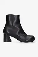Urbanshop Шкіряні черевики Marni жіночі колір чорний каблук блок TCMS008606.P4545-00N99 розмір: 36, 37, 38,