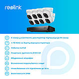 Комплект відеоспостереження Reolink RLK16-800D8, фото 3