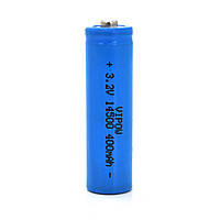 Литий-залiзо-фосфатний акумулятор 14500 Lifepo4 Vipow IFR14500 TipTop, 400mAh, 3.2V, Blue /500