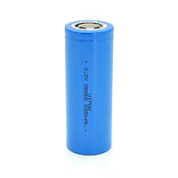 Литий-залізо-фосфатний акумулятор 26650 Lifepo4 Vipow IFR26650 FlatTop, 3300mAh, 3.2V, Blue Q50/500