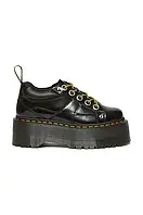 Urbanshop Шкіряні туфлі Dr. Martens 5i Quad Max жіночі колір чорний на платформі DM31423001 РОЗМІРИ ЗАПИТУЙТЕ