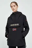 Urbanshop Куртка Napapijri жіноча колір чорний перехідна NP0A4G7F0411-NP041 розмір: XS, S, M, L