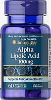 Альфа-липоевая кислота Puritan's Pride Alpha Lipoic Acid 100 mg 60 Caps LW, код: 7518783