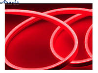 Лента силикон LED Neon 12v 50см красная гибкая боковое свечение ширина 12мм высота 6мм