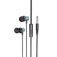 Наушники HOCO Encourage metal universal earphones with mic M110