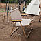 Крісло складане подвійне Naturehike Wood Luxury NH20JJ002, 600D Oxford / алюміній, пісочний, фото 2