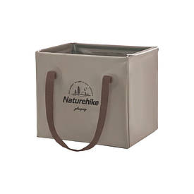 Складаний контейнер для води з ПВХ Naturehike CNH22SN002, 20л, світло-коричневий