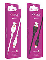 Сетевой зарядный кабель USB-MicroUSB KAKU KSC-299 Lingyue Series 1м 3.2А для мобильных устройств h