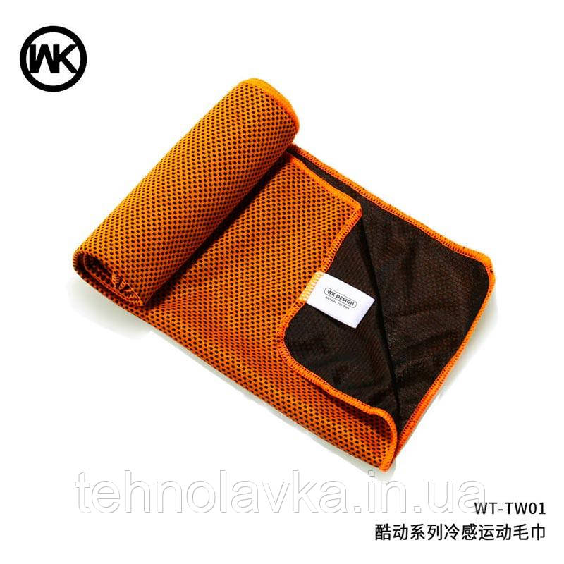 Рушник для спортзалу бамбуковий WK Sport towel WT-TW01 <unk> 90x30cm, Cooling Effect<unk>