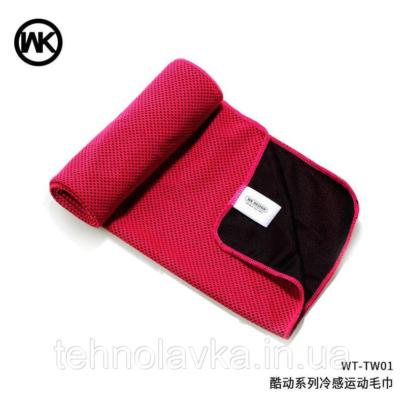 Рушник для спортзалу бамбуковий WK Sport towel WT-TW01 <unk> 90x30cm, Cooling Effect<unk>