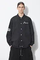 Urbanshop Куртка PLEASURES Gypsy Coach Jacket чоловіча колір чорний перехідна P24SP009.BLACK РОЗМІРИ ЗАПИТУЙТЕ