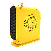 Тепловентилятор спіральний JIEBO-N8, 500 W, жовтий