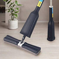 Швабра Household mop Family Helper (LY-12) с отжимом для быстрого мытья полов и окон с микрофиброй m