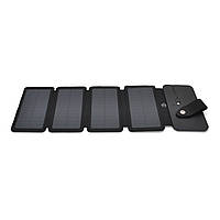 Сонячна панель 4 Foldings, виріб microUSB cable, Output: 5 /1 А(USB), plastic, Black, Corton box