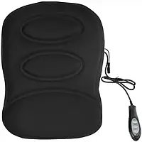 Массажная накидка с инфракрасным прогревом для спины Massage JB-616A мини на кресло 12/220V h