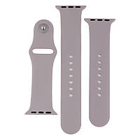 Ремешок для Apple Watch Band Silicone Two-Piece 38/40/41 mm Мятая упаковка Цвет 07, Lavender с гравировкой m