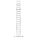 Драбина алюмінієва 3-х секційна opti-price.org.ua PRO (3х14 сходинок) (110-9814), фото 5