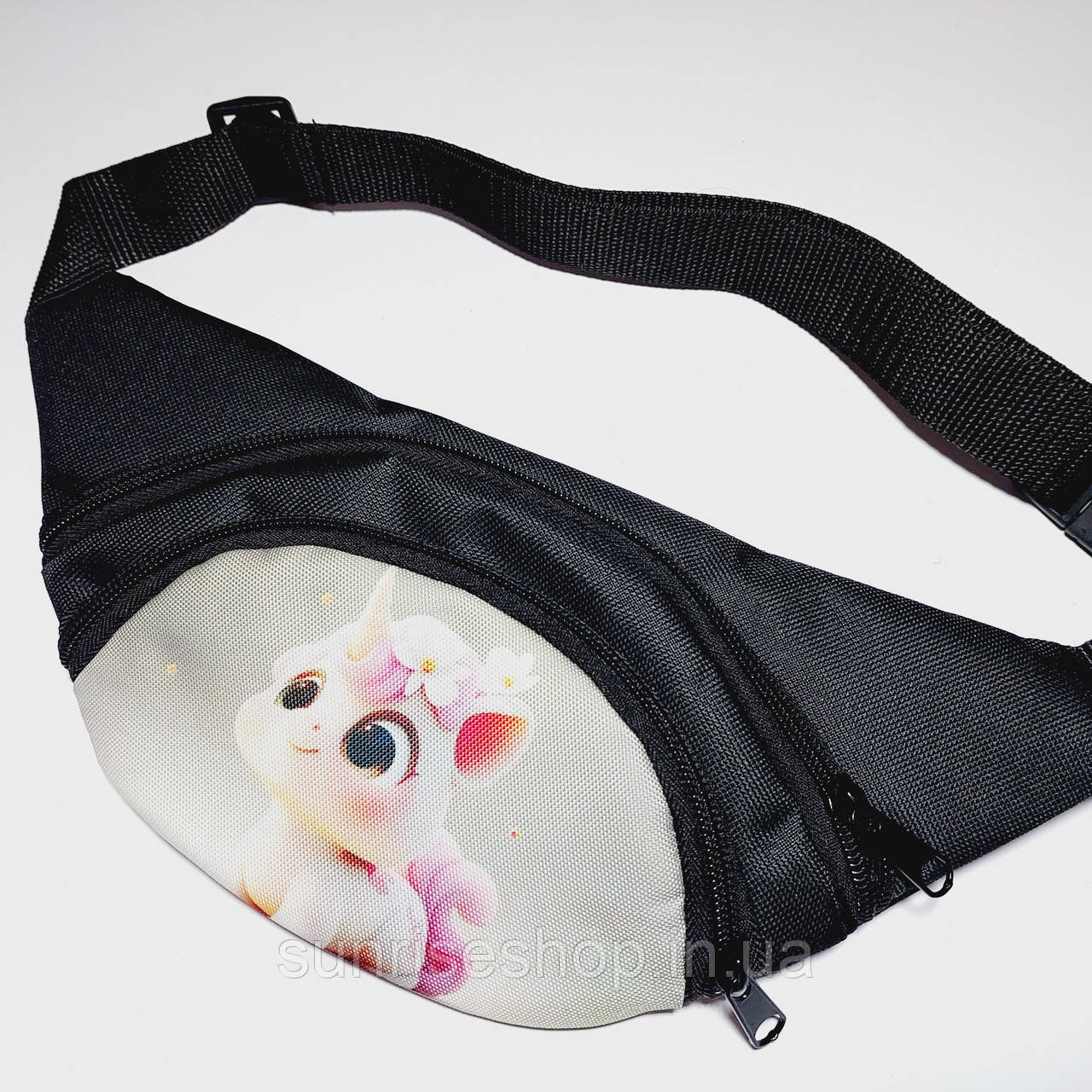 Поясна сумка бананка дитяча яскравий принт