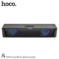 Портативная Bluetooth колонка HOCO Sound Blaster glaring speaker RGB DS31 |BT5.0, TF, 2x3W, 1Hour|