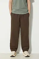Urbanshop Бавовняні штани ICECREAM Skate Pant колір коричневий фасон chinos IC24109 РОЗМІРИ ЗАПИТУЙТЕ