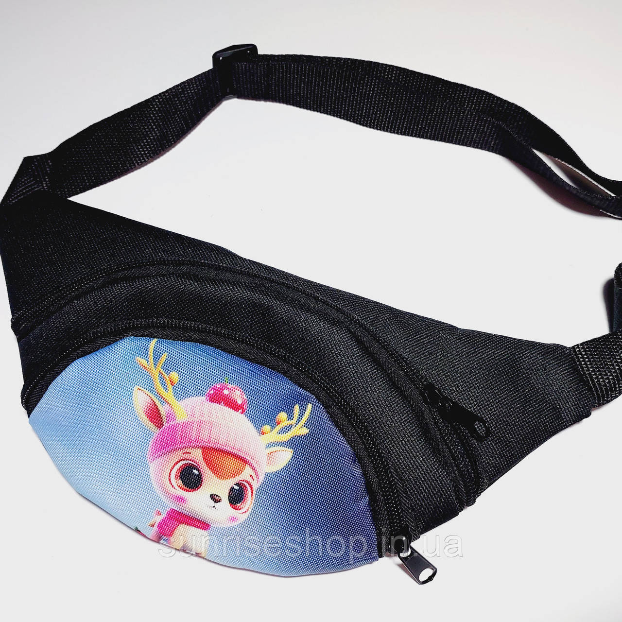 Поясна сумка бананка дитяча яскравий принт