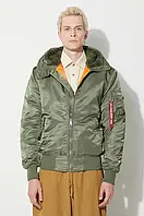 Urbanshop Куртка Alpha Industries MA-1 чоловіча колір зелений зимова РОЗМІРИ ЗАПИТУЙТЕ