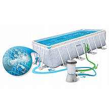 Каркасний басейн Intex 26780 Prism Frame 400х200х100 см прямокутний для всієї родини з картриджним фільтром, фото 2