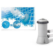 Каркасний басейн Intex 26780 Prism Frame 400х200х100 см прямокутний для всієї родини з картриджним фільтром, фото 4