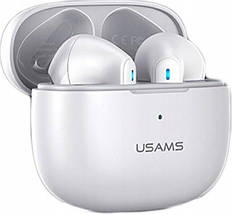 Навушники Usams NX10 TWS бездротові Bluetooth вкладиші сенсорні з мікрофоном для телефону Білий, фото 3