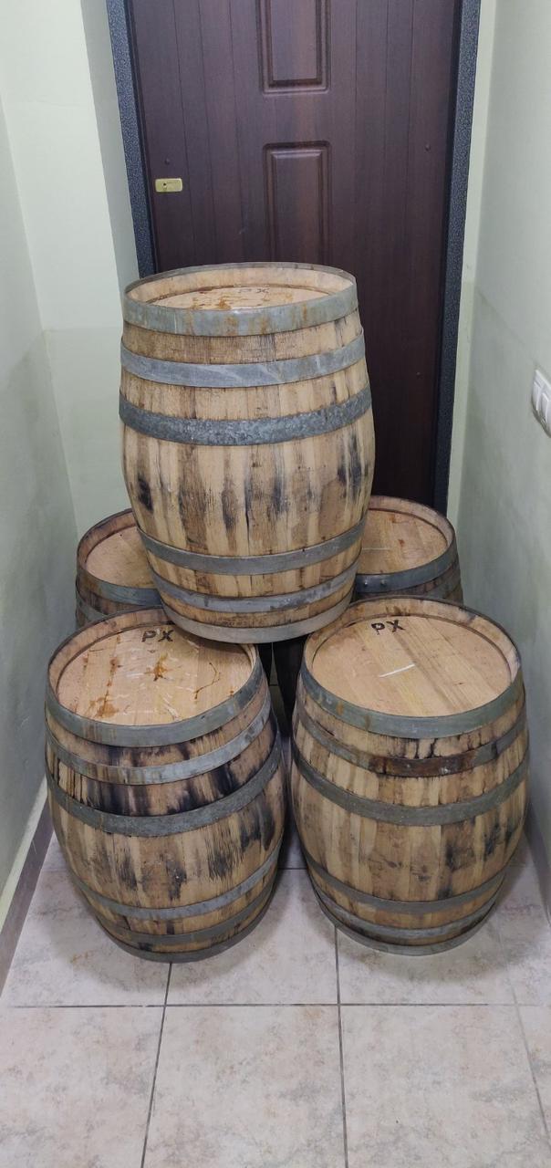 Дубова хересна бочка (sherry barrel) з під вина Pedro Ximénez, 64 л (Іспанія)