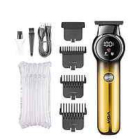 Профессиональная машинка для стрижки волос VGR V-989 Триммер для бороды и усов Машинка для бритья с дисплеем p
