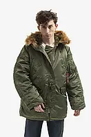 Urbanshop Куртка Alpha Industries N3B чоловіча колір зелений зимова 100106.01-green РОЗМІРИ ЗАПИТУЙТЕ