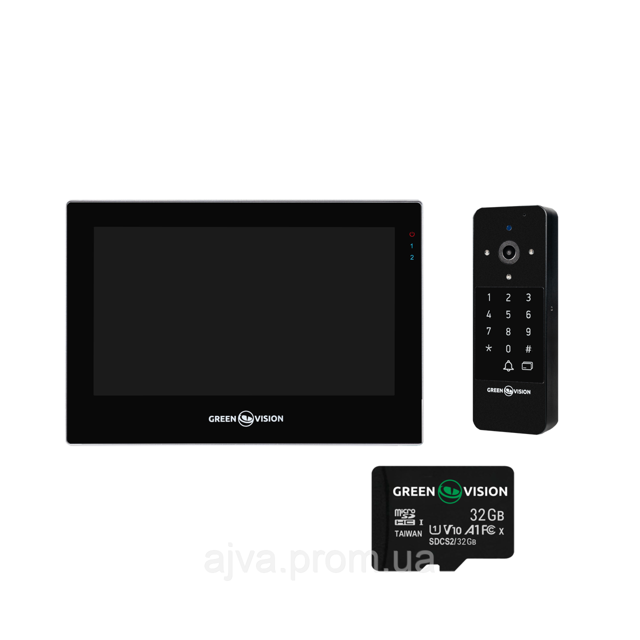 Комплект відеодомофону GV-004-GV-060+GV-007 + SD32GB h