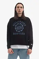 Urbanshop Бавовняна кофта Billionaire Boys Club чоловіча колір чорний з принтом B22423-BLACK розмір: M, L, XL