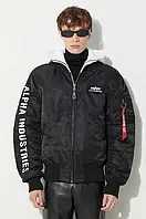 Urbanshop Куртка-бомбер Alpha Industries MA-1 D-Tec SE чоловіча колір чорний зимова РОЗМІРИ ЗАПИТУЙТЕ