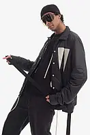 Urbanshop Куртка Rick Owens DRKSHDW Snapfront Jacket DU01C6782 NDEH1 чоловіча колір чорний перехідна oversize