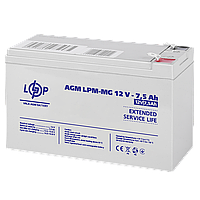 Аккумулятор мультигелевый LPM-MG 12V - 7.5 Ah d