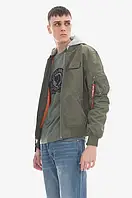 Urbanshop Куртка Alpha Industries MA-1 TT Hood BP Ref. 106103 01 чоловіча колір зелений перехідна