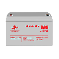 Аккумулятор гелевый LPM-GL 12V - 100 Ah m