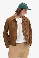 Urbanshop Куртка Needles Penny Jean Jacket - Poly Twill чоловіча колір коричневий перехідна LQ171.BROWN-Brown