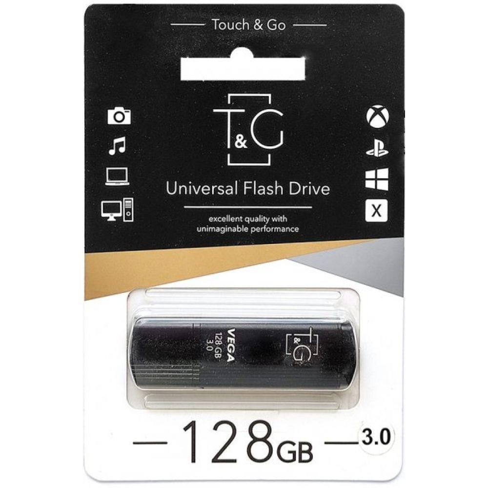 Накопитель USB Flash Drive 3.0 T&G 128gb Vega 121 Цвет Чёрный - фото 1 - id-p2181188119