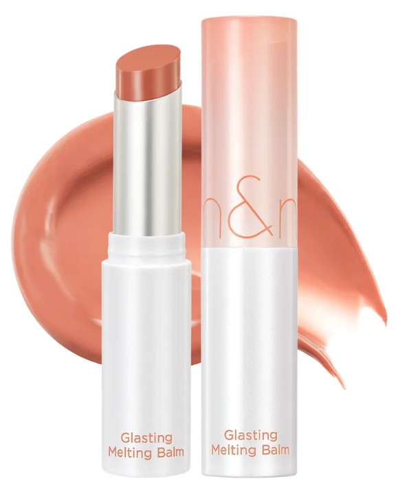 Відтінковий блиск-бальзам для губ Rom&Nd Glasting Melting Balm 01 Coco Nude (пандово-персиковий)