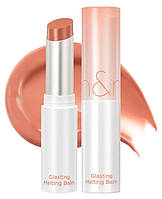 Відтінковий блиск-бальзам для губ Rom&Nd Glasting Melting Balm 01 Coco Nude (пандово-персиковий)