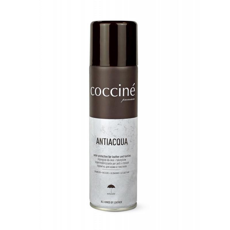Водовідштовхувальна пропитка для шкіри та текстилю Coccine ANTIACQUA (250 мл, чорна)