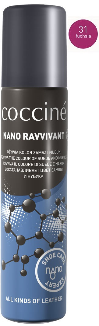 Спрей для замші та нубука Coccine Ravvivant nano (75 мл) Фуксия