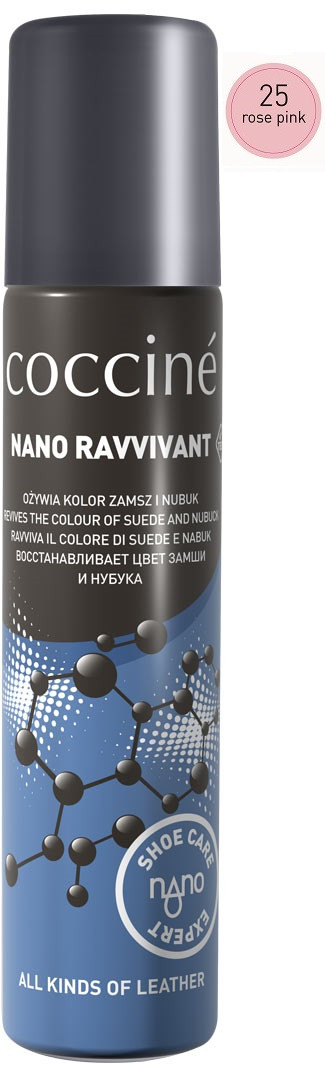 Спрей для замші та нубука Coccine Ravvivant nano (75 мл) Рожевий