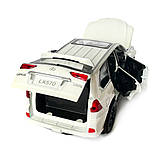 Машинка металева Lexus LX570 Лексус білий 1:32 звук світло інерція відкр двері багажник капот гумові колеса 15,5*6*7см (AP-1810), фото 7