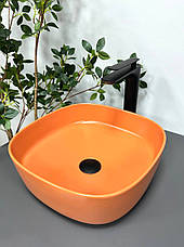 Умивальник (раковина) VBI AREZZO TERRACOTTA MATT накладний, фото 4